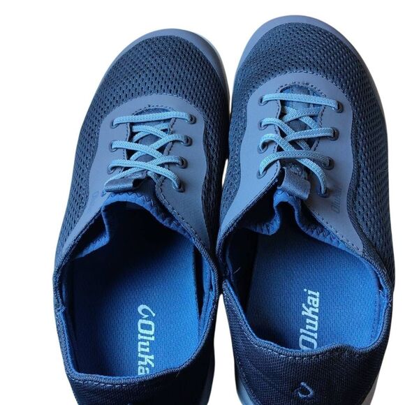 Olukau Moku Pae Men's Size 9 Gray Casual Shoe Comfort Outdoors Boat Slip On NWOT - Picture 2 of 11